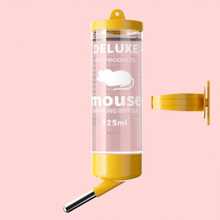 125ML Plastic Hamster Drinker Water Bottle Automatic Water Feeder For Guinea Pig Rabbit Dutch Pig Hamster Leak-Proof - Yellow - View 6