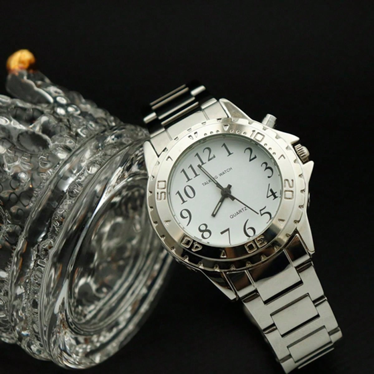 Women's Automatic English Speaking Watch For Blind People With Hourly