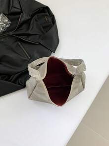 Winter Women's Cross-Body Bucket Bag - White - View 6