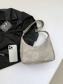 Winter Women's Cross-Body Bucket Bag - White - View 5