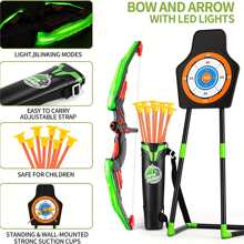 Children'S Bow And Arrow Toy Set - Green - View 3