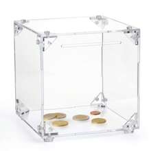 Money Boxes - Clear - View 1