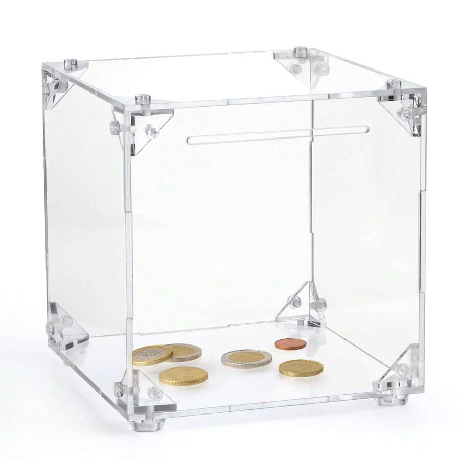 Money Boxes - Clear - View 1
