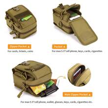 Men Crossbody Bags - Brown - View 4