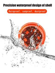 4入組紅色led門安全警示燈,防碰撞感應閃光警示燈,停車燈,防後方追撞指示燈,信號燈感應燈 - 紅色 - 查看 5