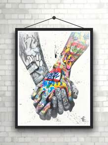 5d Diy Diamond Painting Kit Without Frame, 1pc 11.8x15.7 Inches, Pattern With Inlaid Diamonds, Diamond Painting Set - Multicolor - View 1