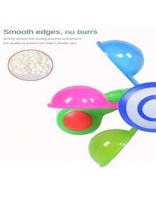 1入組兒童洗澡轉動音樂水風車配匙匙勺,嬰兒和幼兒浴室玩水彩虹風車淋浴玩具（部分構件可能隨機配送） - 彩色 - 查看 6