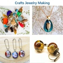 Uv樹脂透明硬質款200克,用於diy樹脂首飾製作的透明uv固化紫外線固化樹脂,太陽能固化活性樹脂 - 200g - 查看 6