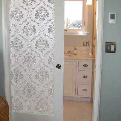 1 Roll Self-Adhesive Frosted Glass Sticker For Window, Bathroom, Toilet- Non-Transparent, Anti-Uv, And Anti-Glare