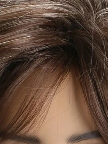 20 Inch Women's Fashion Wavy Ombre Synthetic Wig With Bangs, Fluffy Natural Look, Suitable For Daily Wear, Festivals, Weddings, Parties, Halloween - Multicolor - View 8