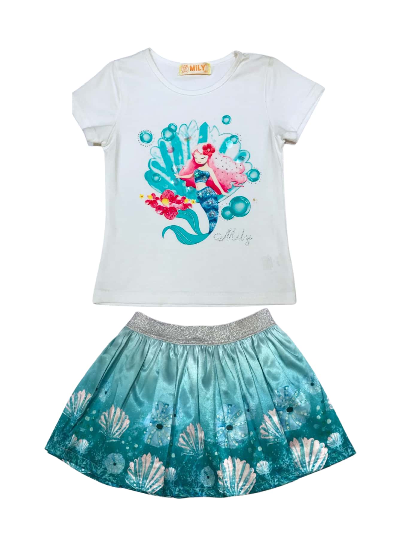 Kiki and Mily Young Girls Sets - Màu xanh Bạc hà - Xem 1