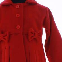 Abrigo para Niña Rojo 3733 Talla 1 a 9 Años - Rojo - Ver 8