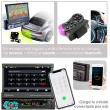 Autoestereo Vak 1703 Motorizado Mp5 Bluetooth Usb Mirrorlink - Multicolor - Ver 3