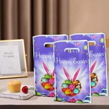 30pcs Colorful Easter Egg & Bunny Ear & Flower Design Party Gift Bag, Candy Cake Pearlized Bag, Festival Birthday Themed Party Favor And Return Gift Supplies - Multicolor - View 1