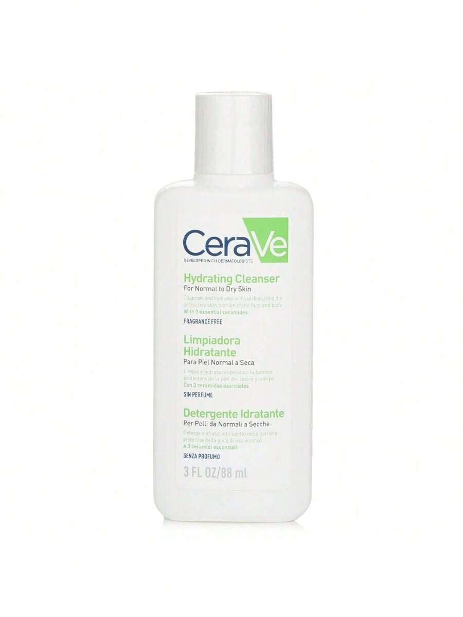 CeraVe Hydrating Cleanser Cream For Normal To Dry Skin 88ml/3oz - 白色 - 查看 1