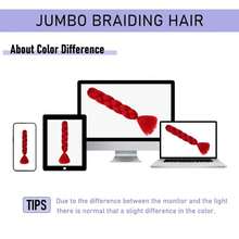 Extensiones Sintéticas - Rojo - Ver 5