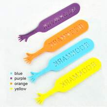 1入/4入組創意 3d 有趣手型書籤,適用於辦公室和學校 - 彩色 - 查看 8