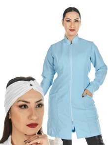 Women Coats - Màu xanh nhạt - Xem 1