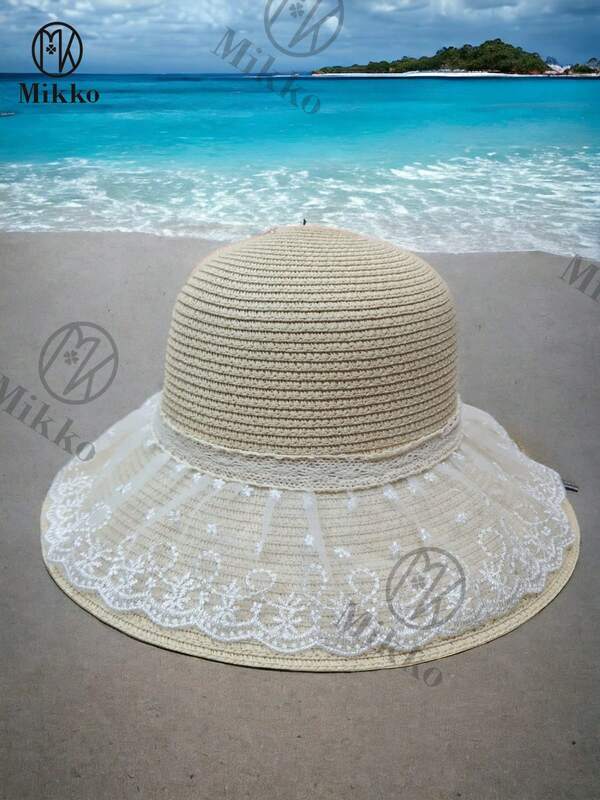 Sombrero De Paja Elegante Para Mujeres