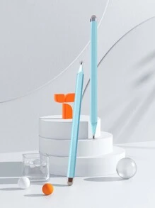 通用觸控屏幕觸控筆,適用於平板電腦和智能手機,兼容平板電腦和筆記本電腦,適用於手寫、繪圖、辦公、編輯和修飾 - 藍色 - 查看 3