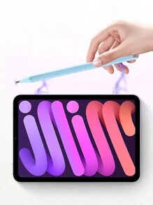 通用觸控屏幕觸控筆,適用於平板電腦和智能手機,兼容平板電腦和筆記本電腦,適用於手寫、繪圖、辦公、編輯和修飾 - 藍色 - 查看 4