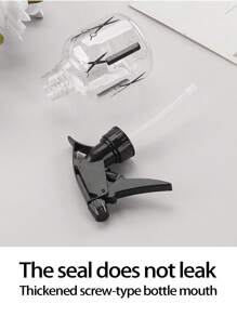 Hairdressing Water Spray Bottle, Transparent Scissor Shaped Press Type Mist Sprayer - Black - View 5