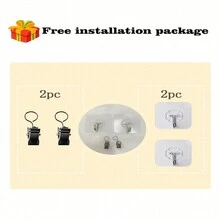 1pc Polyester New Year Tapestry For Living Room, Bedroom, Office, Home Decoration, Party Decoration, With Free Installation Kit - Multicolor - View 8