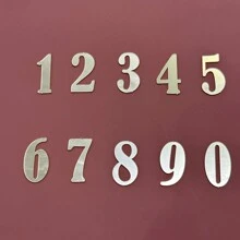 1 Set 0-9 Digital DIY Cake Topper Dessert Table Cake Decoration,