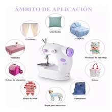 Portable Sewing Machine Mini Electric Sewing Machine - Roxo Malva - Ver 5