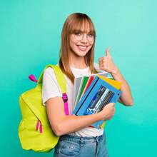 1個3環裝訂器筆袋,布質鉤織筆袋,帶拉鍊的網狀筆袋,具有雙口袋的裝訂袋,適用於學校辦公室學生用品,9.8 X 7 英寸 - 黃色 - 查看 7