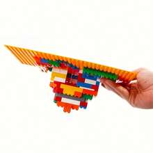 1入48x64顆粒大型經典基地板,創意基本配件適用於小顆粒積木的墻壁、建築和街景 - 淺灰色 - 查看 4