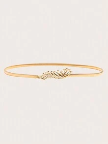 1 Miếng Của phụ nữ Vàng Hình học Pha lê & Cây Lá cây Thiết kế Kim loại Mùa Xuân Có thể điều chỉnh Dây chuyền thắt lưng , Thích hợp Đối với Mặc hàng ngày Với Đầm - vàng 19418 - Xem 4