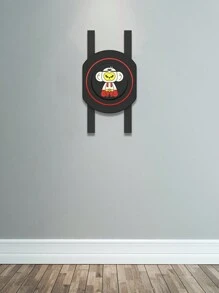 Saco De Boxeo Con Diseño De Mono, Para Pared, Fitness - Rojo - Ver 1