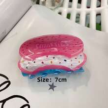 1pc Cute Animal Shaped Hair Clip (Cat Paw, Dog Paw Cartoon Back Of The Head Style) - Cat Claw Scratcher - View 3