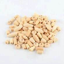 100 克天然楓木原子 3-28 毫米 Diy 珠寶製作材料 - 珠子混裝100克 - 查看 2