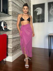 Women Athletic Bikinis - 粉色 - 查看 1