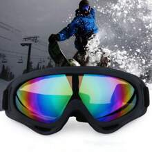 1pc X400 Goggles Ski Goggles Riding Glasses,Outdoor Sand Mirror Motorcycle Sports Glasses,Tactical Protective Dustproof Glasses,Suitable For A Wide Range Of Applications - Multicolor - View 6