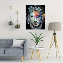 5D Phong cảnh DIY Tranh kim cương Hoạt hình Nhân vật Thủ công mỹ nghệ trang trí Không có Khung Nhà  Qủa tặng , 1 Miếng - Nhiều màu - Xem 4