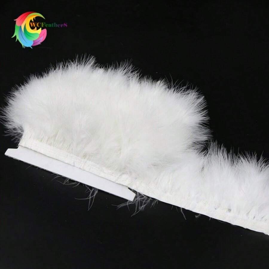 接縫膠帶絲帶/火雞羽邊絲帶7-10cm/現貨/節日熱門商品 - 多色1 - 查看 1