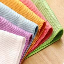 6入組多色魚鱗紋理清潔布,適用於玻璃杯、廚房、洗碗、家居清潔 - 彩色 - 查看 5