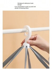 1pc Double Layer Multifunctional Mosquito-Proof Drying Net, Sturdy And Durable, Suitable For Drying Small Clothes, Dried Fish And Vegetables. - White - View 7