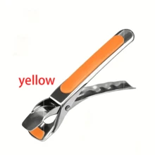 1入熱碗碟夾,不銹鋼熱菜夾夾子,移動裝有食物的熱盤或碗,廚房小工具,廚房用品 - 彩色 - 查看 8