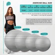 1pc Thickened Yoga Ball For Adults, Pregnant Women, Children Exercise, Balance, Postpartum Recovery And Fitness