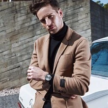 M.B.K 原創時尚簡約男士機械手錶 - 金色 - 查看 10