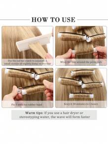 20 Pcs Perm Rods For Long Hair Plastic Curl Rods Cold Wave Rods Hair Curling Roller For Hair Styling Hairdressing Tools - White - View 5