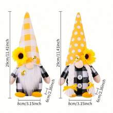 1只可愛小蜜蜂節日公仔裝飾,創意蜜蜂造型假日公仔 - 男款 - 查看 2