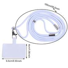 具有頸帶的手機夾,防丟掉掛繩 - 白色 - 查看 5