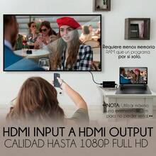 Capturadora de Video y Audio Full HD 1080p  a USB 3.0 para PC Laptop Consola de Videojuegos - Negro - Ver 6