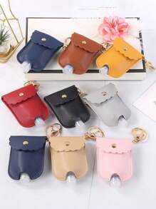 1支30ml手消毒劑,帶有皮套、鑰匙扣、可口罩充填的便攜式瓶子、鑰匙扣 - 灰色 - 查看 11