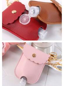 1支30ml手消毒劑,帶有皮套、鑰匙扣、可口罩充填的便攜式瓶子、鑰匙扣 - 灰色 - 查看 10